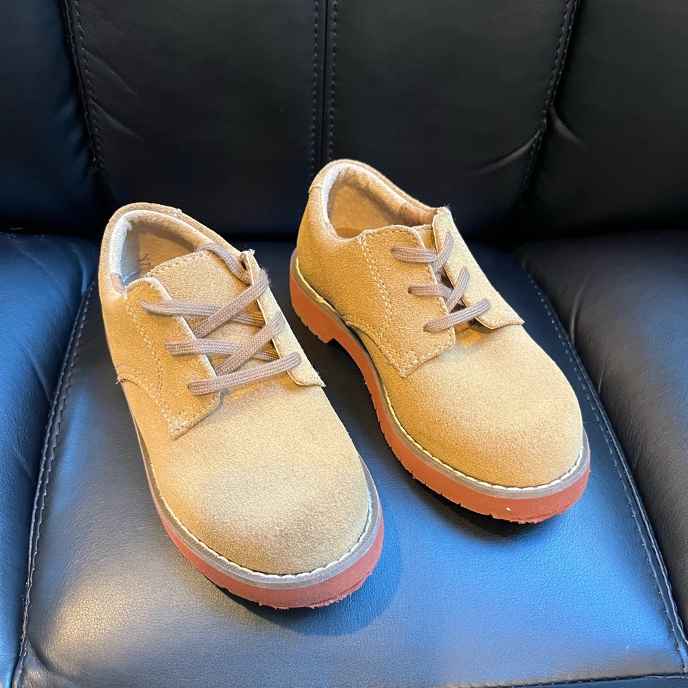 Sperry Toddler Boys Tan Suede Shoes Size 9W